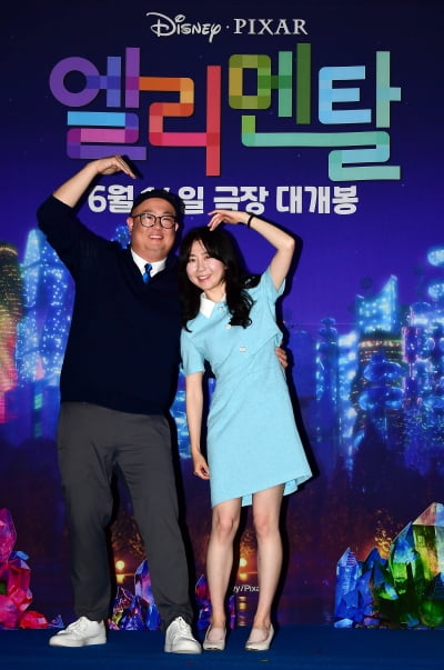 [TEN 포토] 피터 손 감독-이채연 '애니메이션 '엘리멘탈'로 인사드려요'