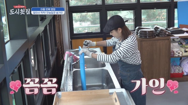 송가인, '도시횟집' 알바생 됐다…생선 손질 난생 처음