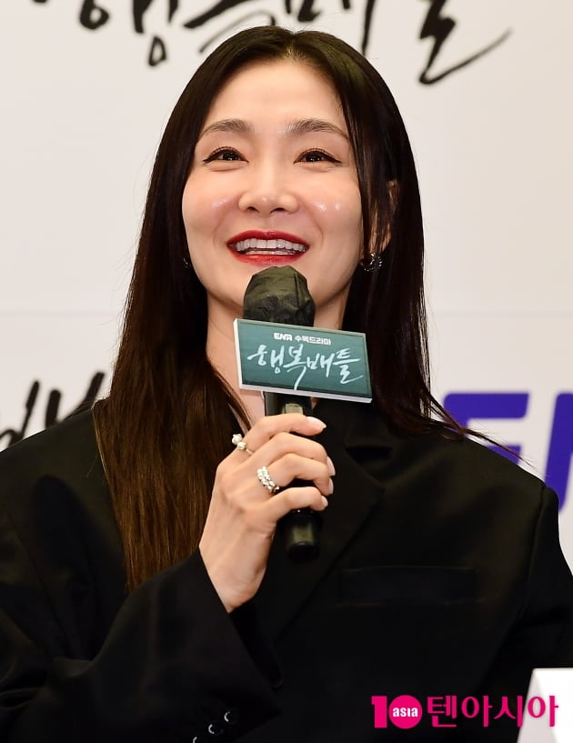 [TEN 포토] 박효주 "K팝 전에 K맘 기대해달라"