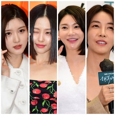 가을·고민시·차예련·진서연, 단발병 유발하는 COOL한 스타일링[TEN이슈]