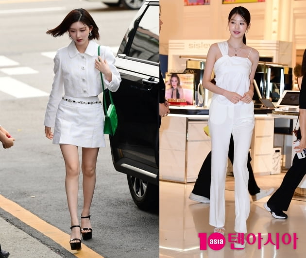 화이트룩 매력 선보인 아이브 장원영-가을 보고가세요 [TEN 포토+] 