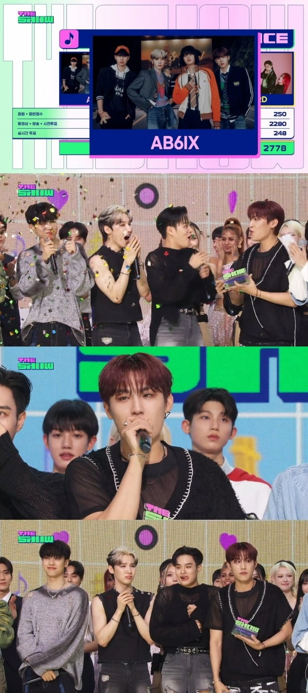 에이비식스, 신곡 '루저'로 컴백 후 첫 음방 1위 "모두 에비뉴분들 덕분"