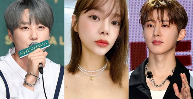 신혜성, 박시연, 비아이./사진=텐아시아 DB, 박시연 SNS