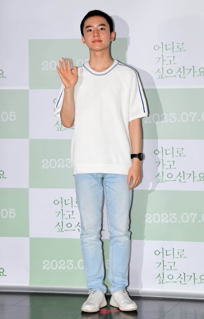 [TEN포토] 문우진 '귀여운 스포츠 머리'