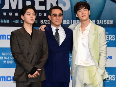 [TEN포토] 김명수-최민수-최진혁 '완벽한 비주얼'