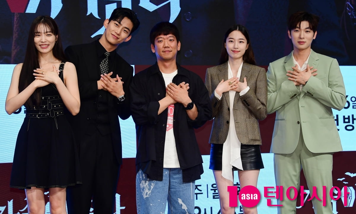 [TEN포토] 윤소희-옥택연-이현석 감독-원지안-박강현 '가슴이 뛴다'