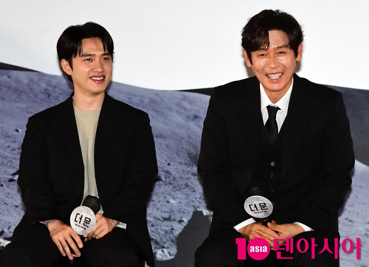 '더 문' 설경구 "도경수와 투샷 안 잡혀 다행, 새벽 1시에 일어나 줄넘기할 뻔"