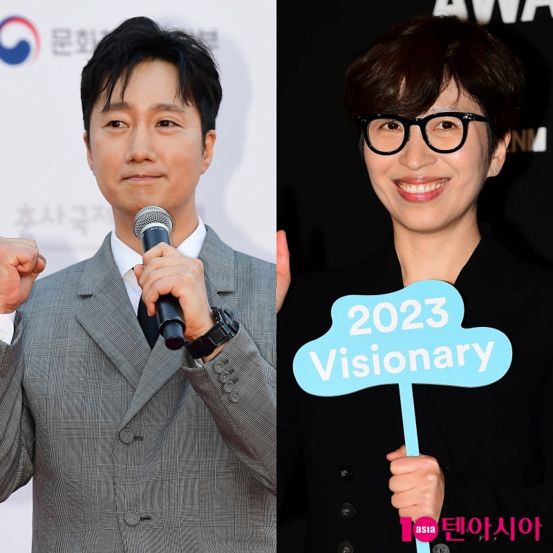 박해일(왼), 정서경 작가(오) / 사진=텐아시아 DB