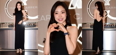 [TEN포토] 손나은 '무더위 날리는 뻥 뚫린 뒤태'