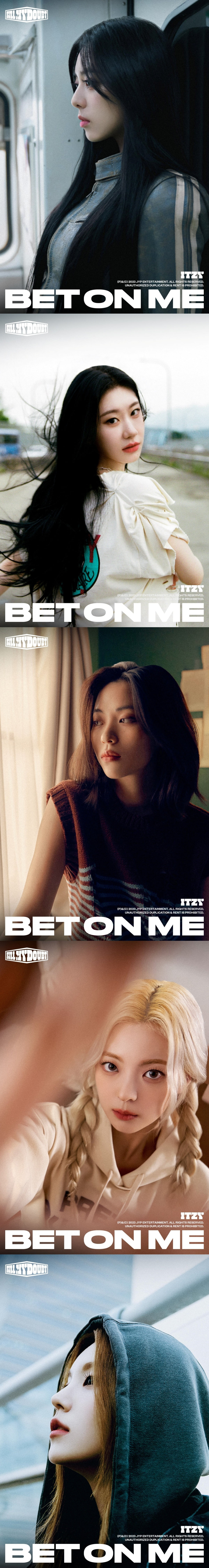 있지, 5人 5色 청춘의 얼굴…신곡 'BET ON ME' 뮤직비디오 티저 포스터 공개