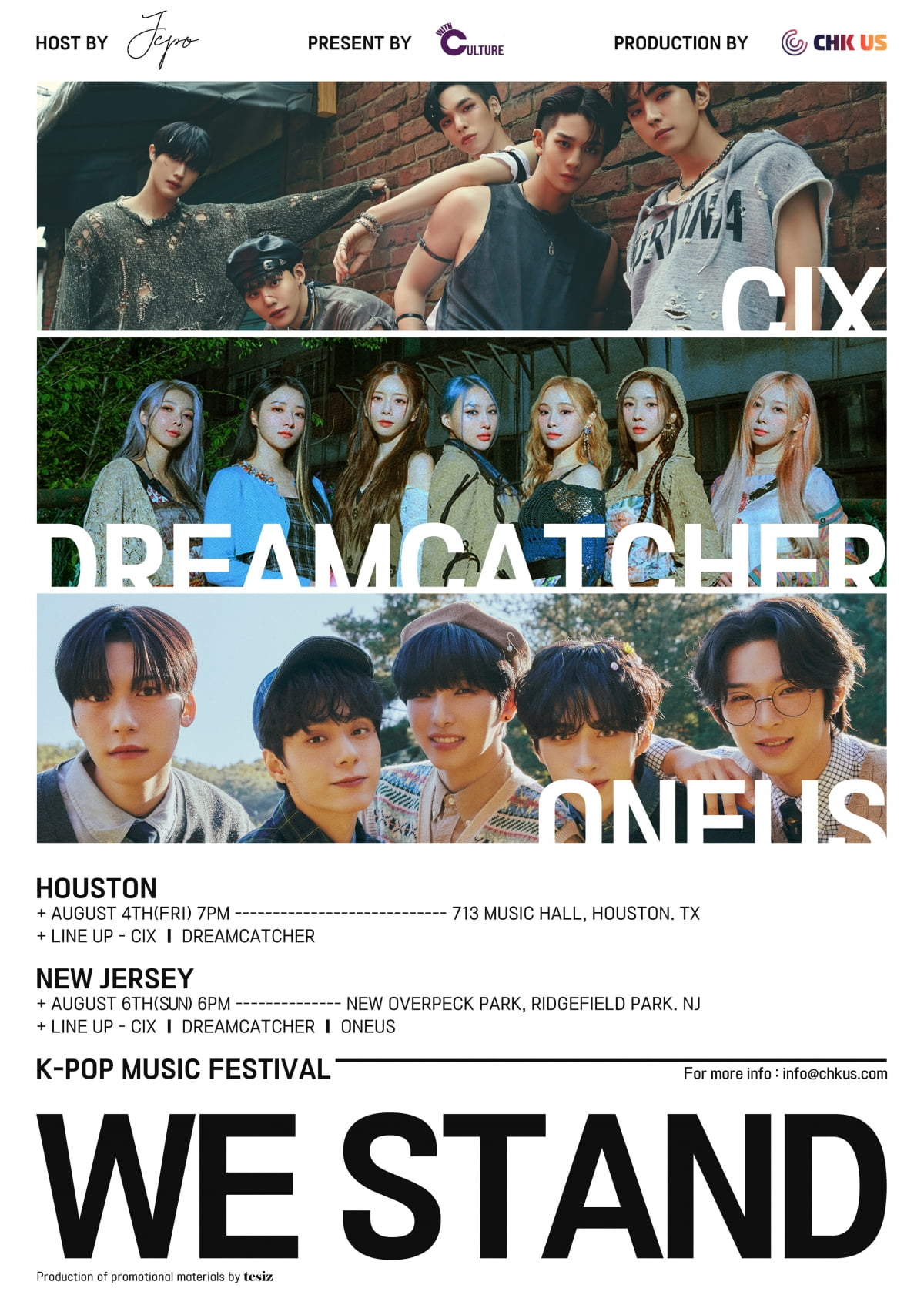 그룹 드림캐쳐 CIX 원어스(ONEUS), 美 정부 후원 K-POP DAY 페스티벌 참여