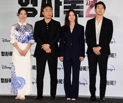 [TEN포토] 김신록-이성민-경수진-이학주 '형사록2로 돌아왔어요'