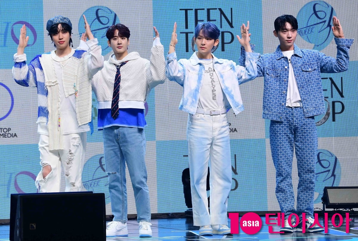 [TEN포토] 틴탑 '타이틀곡 '휙(HWEEK)' 포인트 안무'
