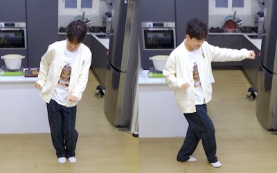 이찬원, 주방에서 혼자 '새삥'→'하입보이' 댄스…표정만은 프로('편스토랑')