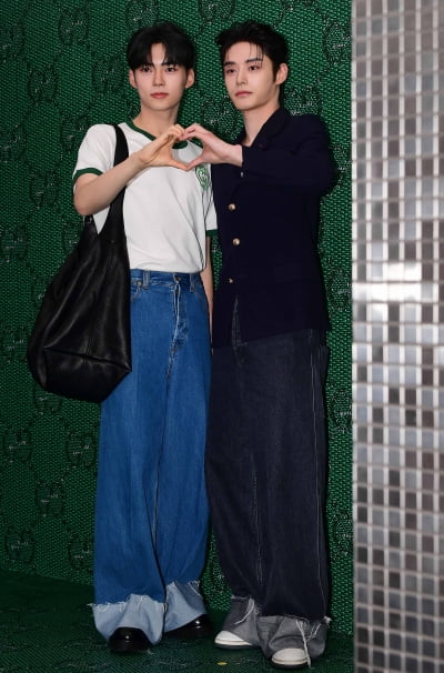 [TEN포토] 제로베이스원 한빈-지웅 '오늘도 열일하는 비주얼'