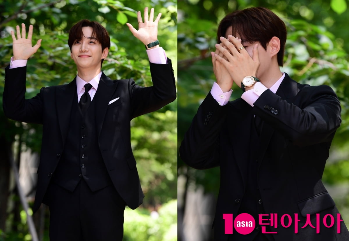  이준호, 드라마 찢고 나온 구원 본부장...확신의 로코킹 떴다[TEN포토+] 