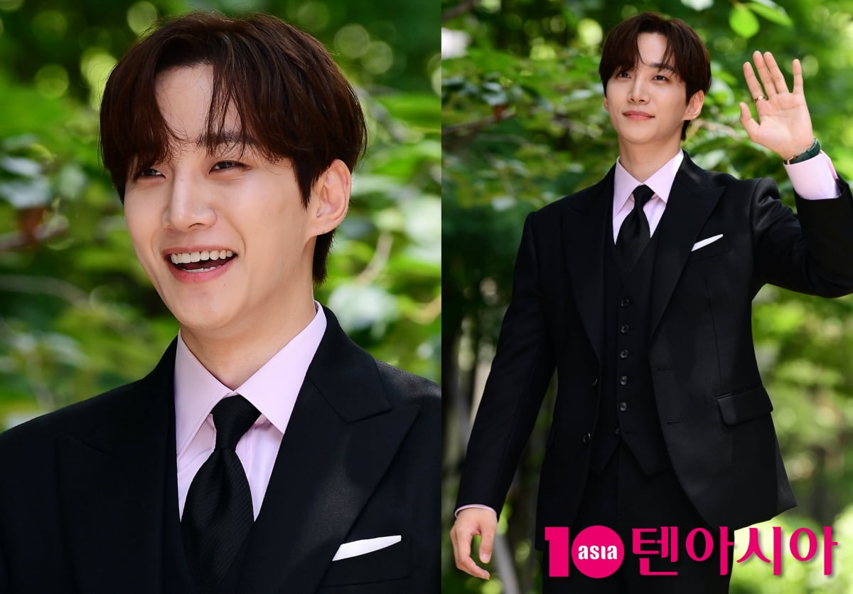  이준호, 드라마 찢고 나온 구원 본부장...확신의 로코킹 떴다[TEN포토+] 