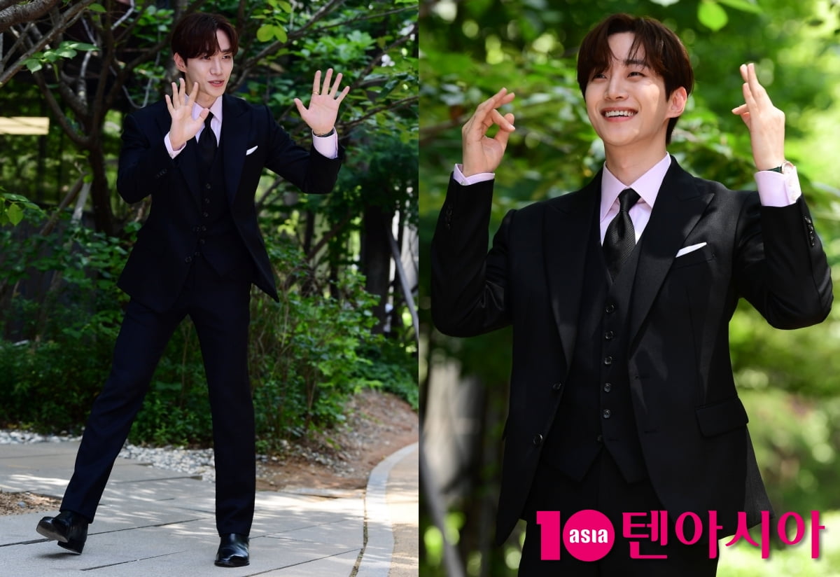  이준호, 드라마 찢고 나온 구원 본부장...확신의 로코킹 떴다[TEN포토+] 