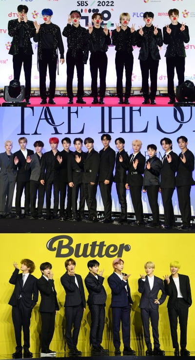 [종합] 템페스트·세븐틴·방탄소년단, 5월 '아티스트탑텐 K-팝 보이 브랜드' 영광