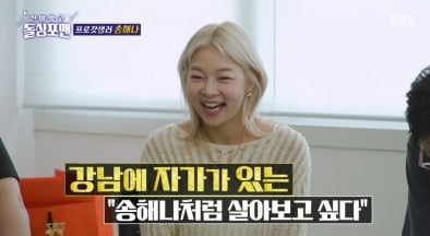 송해나 "고시원살이부터 시작, 지금은 강남에 자가있어"('돌싱포맨')