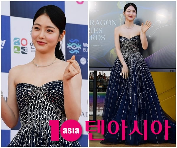 '밤하늘의 별' 같았던 신예은, 1130만원대 드레스로 화려함의 극치