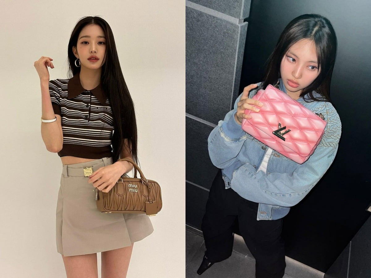 장원영(왼쪽), 뉴진스 혜인 / 사진=장원영, 뉴진스 온라인 계정
