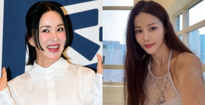 '국가대표급 근육' 미나→엄정화, 누가 50대로 봐? 철저한 자기관리 ★[TEN피플]