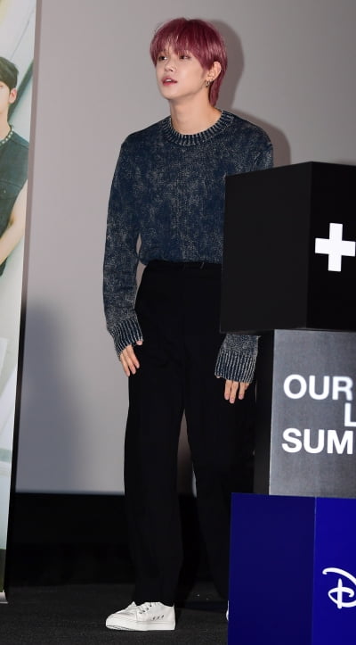 [TEN포토] TXT 연준 '톡톡튀는 헤어컬러'