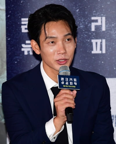 [TEN포토] 김도윤 '콘크리트 유토피아 기대하세요'
