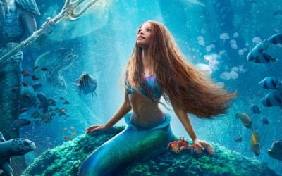 Black 'Little Mermaid', Golden Egg Index rubber band