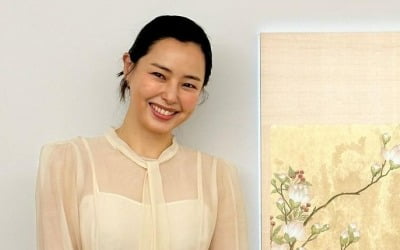 Lee Ha-nui's painting of a tiger completed for her daughter