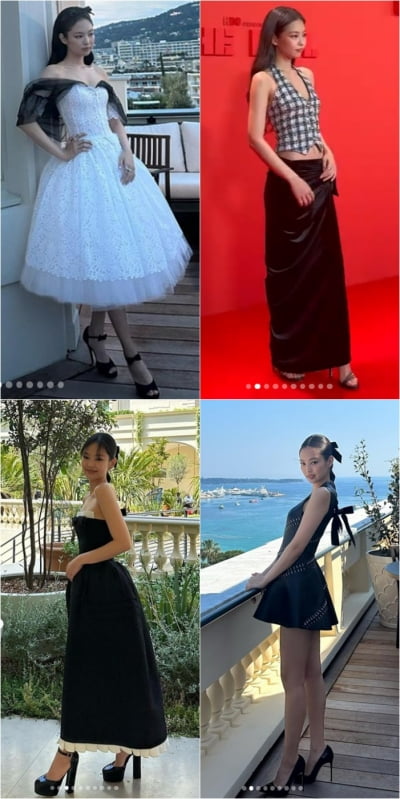 Jennie, I collected four dresses that made Cannes shake up
