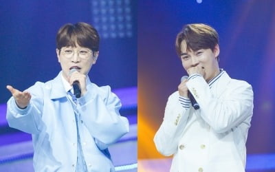 Ahn Seong-hoon kneels down to win the confrontation with Park Seo-jin