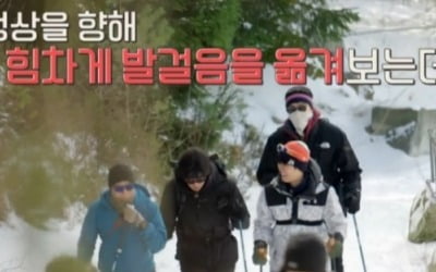 Yoo Hae-jin, Jin Seon-gyu, Park Ji-hwan, and Yoon Gyun-sang, climbing a cliff in 'Mission: Impossible 6' is 'stunning'