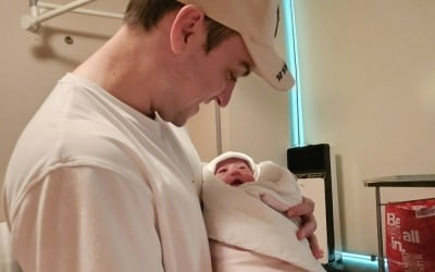 Guillaume Patry, now a father... "A daughter born on the 24th"