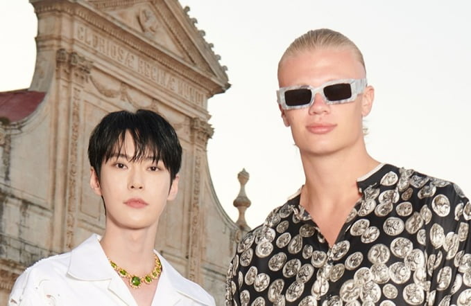 NCT's Doyoung met 'EPL scorer' Holland... Italy-obsessed fashion icon
