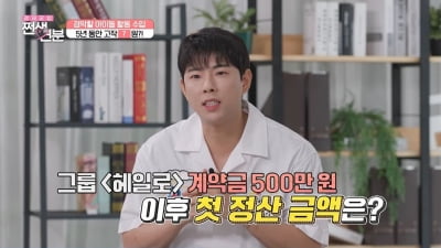 "5 years of idol activity, 580,000 won settlement amount"... Seongho Cho