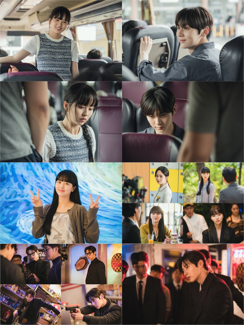 김소현♥황민현, '두근두근' 심쿵 아이컨택…첫 만남 비하인드('소용없어 거짓말')