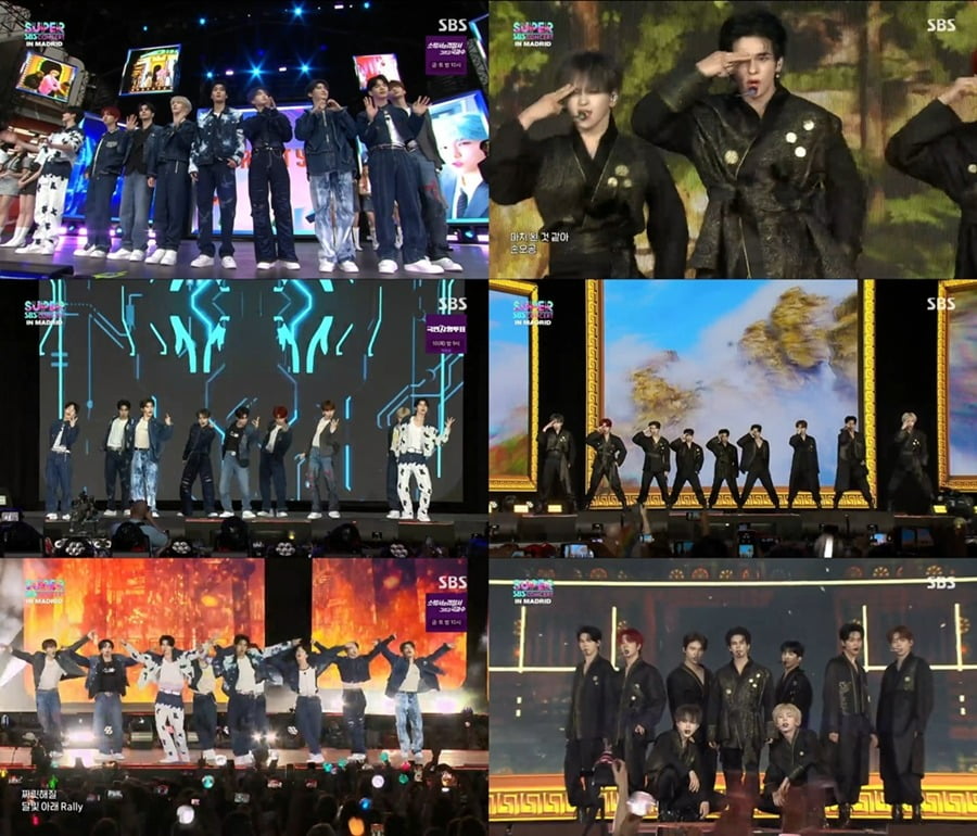 사진=SBS ‘2023 KPOP LUX X SBS Super Concert in Madrid’ 방송 화면 캡처