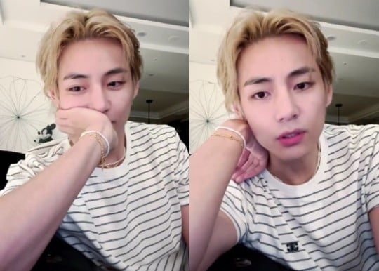 방탄소년단 뷔 / 사진=위버스 캡쳐
