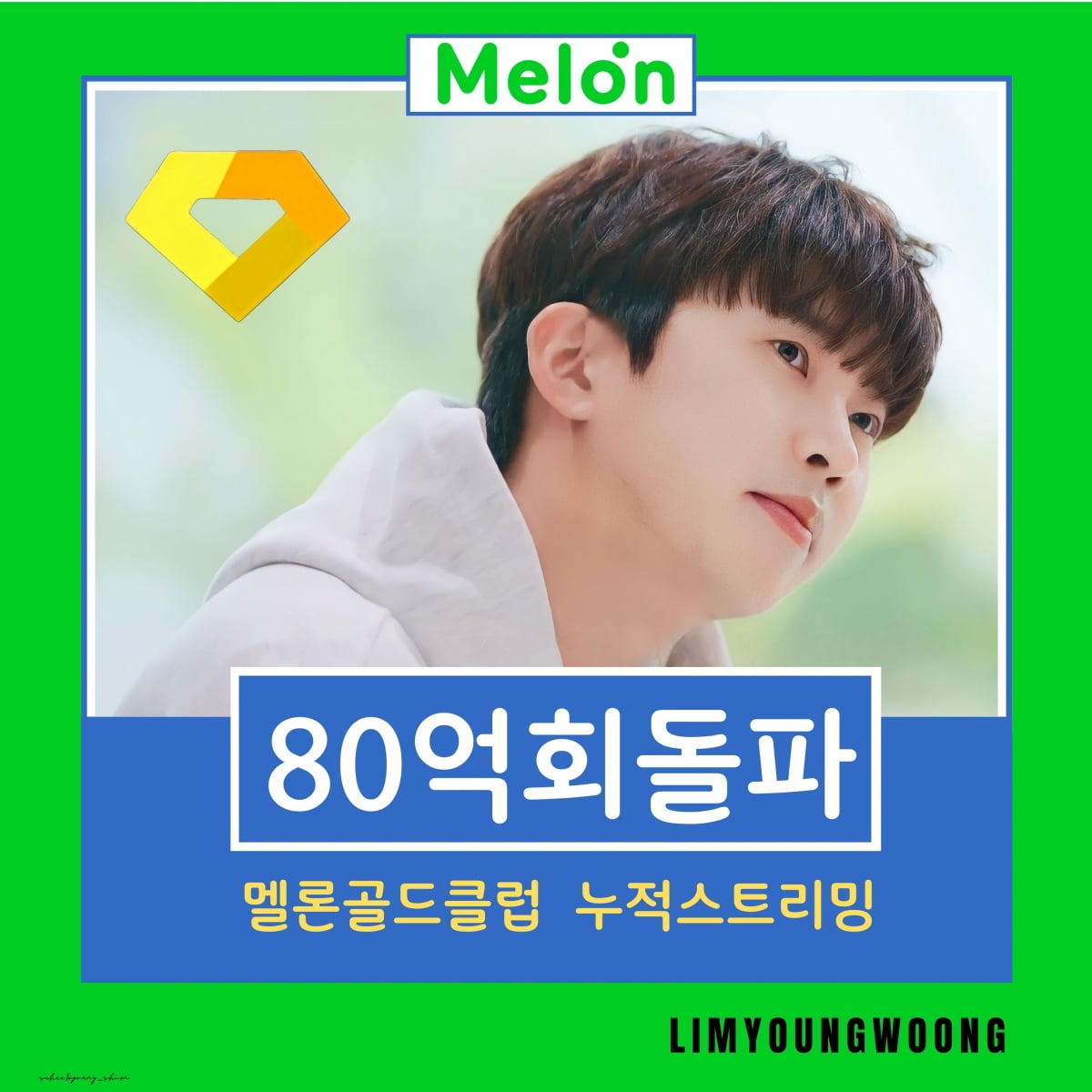 임영웅, 멜론 누적 스트리밍 80억회 돌파…'다이아 클럽' 역대랭킹 3위