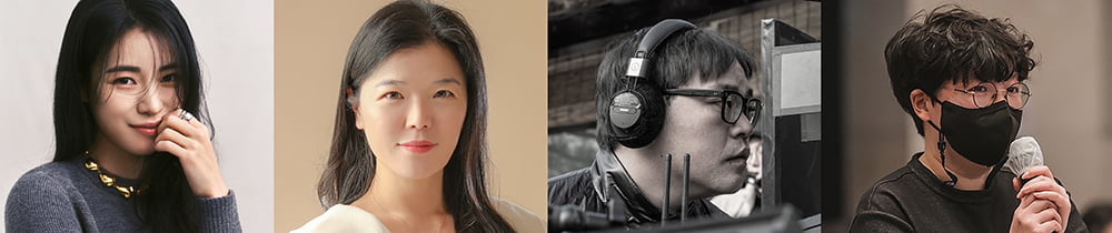 왼쪽부터 배우 임지연 ,박바라(작가), 이종필(연출), 조문주(제작) /사진제공=아티스트컴퍼니(임지연)