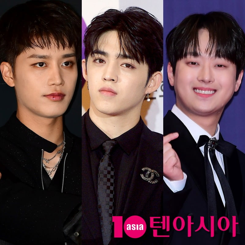 태일(좌) 에스쿱스 이찬원