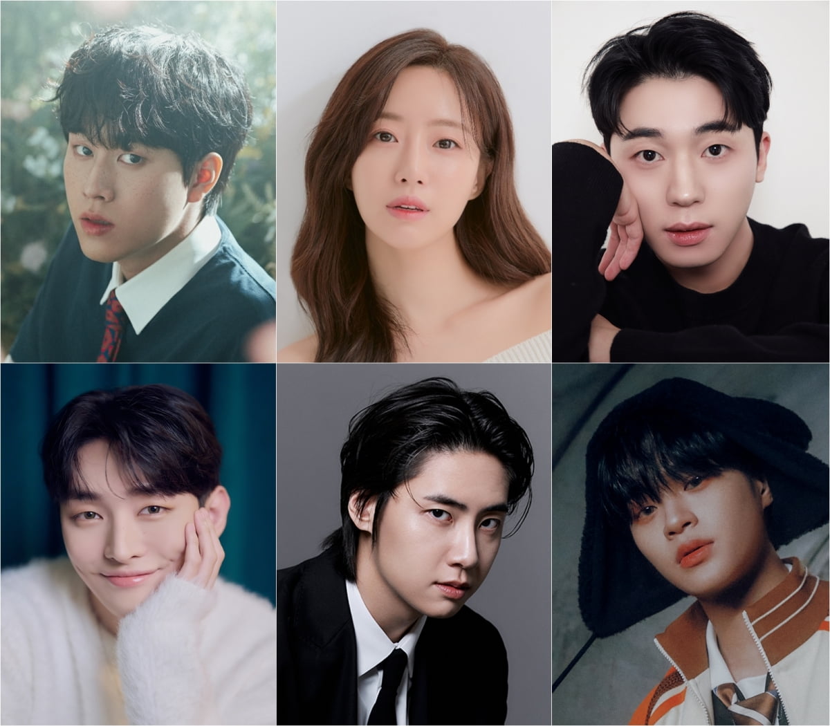 /사진제공=빅플래닛메이드엔터(이무진), 아센디오(함은정), 비트인터렉티브(최종현), 디지엔터테인먼트(윤지성), 빌엔터테인먼트(이진혁), 브랜뉴뮤직(이대휘)