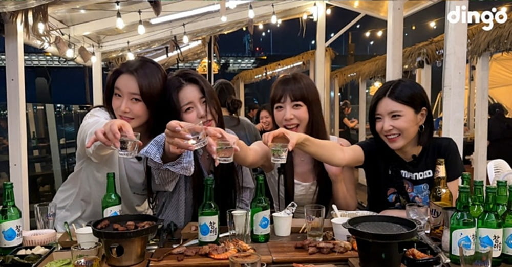브브걸, 깡소주 원샷에도 안정적 라이브…'이슬라이브2'서 텐션 터졌다