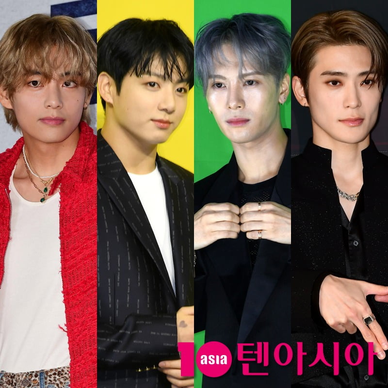 뷔(좌측부터) 정국 잭슨 재현 / 사진=텐아시아DB