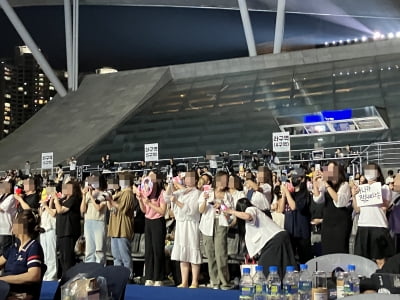 다나카, '명량대첩축제' 논란 지웠다…'와스레나이'에 달아오른 부산[TEN현장]
