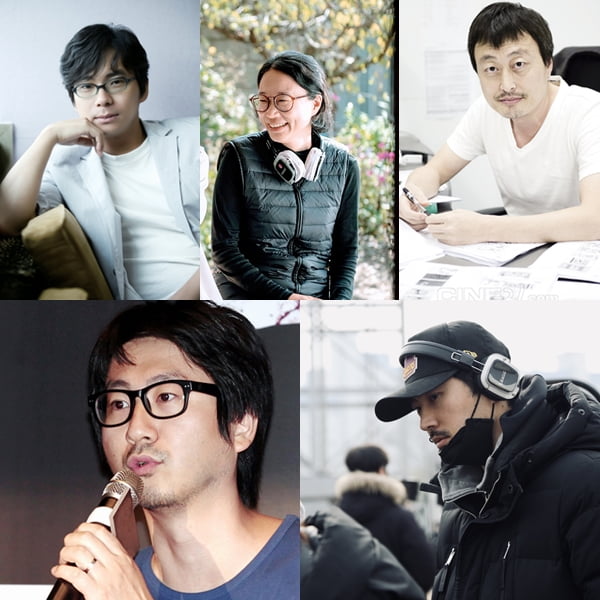 왼쪽 상단부터 안상훈, 윤은경, 김용균 감독 두 번째 줄 왼쪽부터 임대웅, 채여준 감독. /사진제공=TCO㈜더콘텐츠온