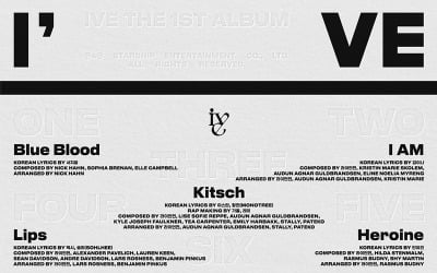 Ive releases tracklist for his full-length album 'I Have Ive'.
