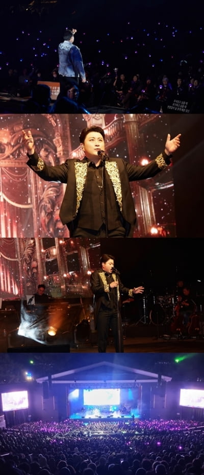 Kim Ho-jung successfully completes performance at 'The Greek Theater'